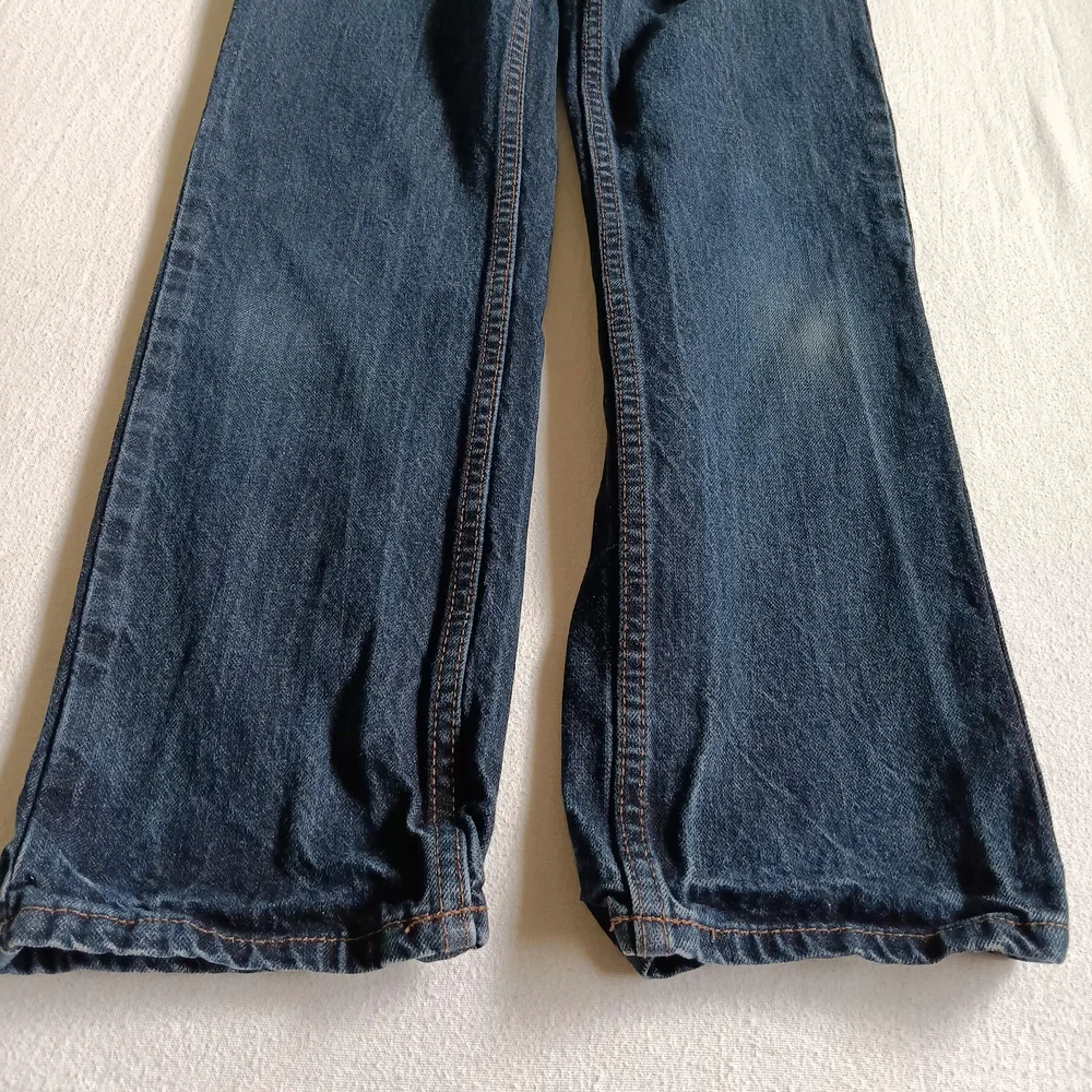 Arizona Jean Company Sz 10 Reg Kids Blue Jeans Wear In Knees..see Photos